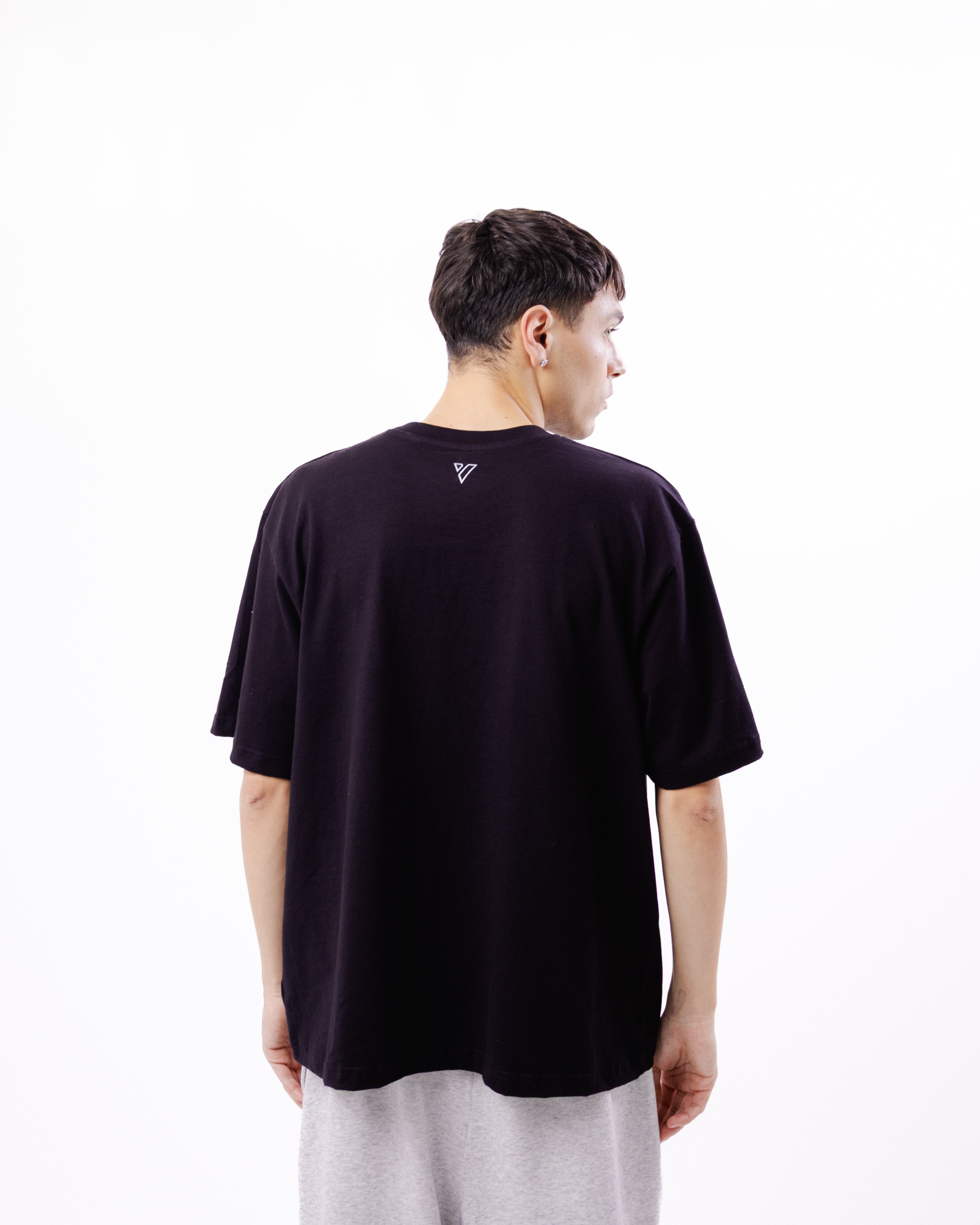 Oversize Nera T-Shirt - Good Vybez Only